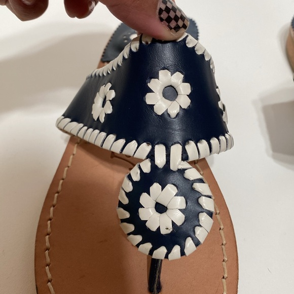 Jack Rogers Signature Whipstitch Detailing Sandal - Picture 3 of 12